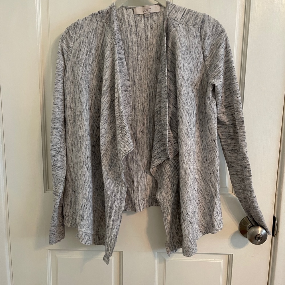 Waterfall cardigan space grey
